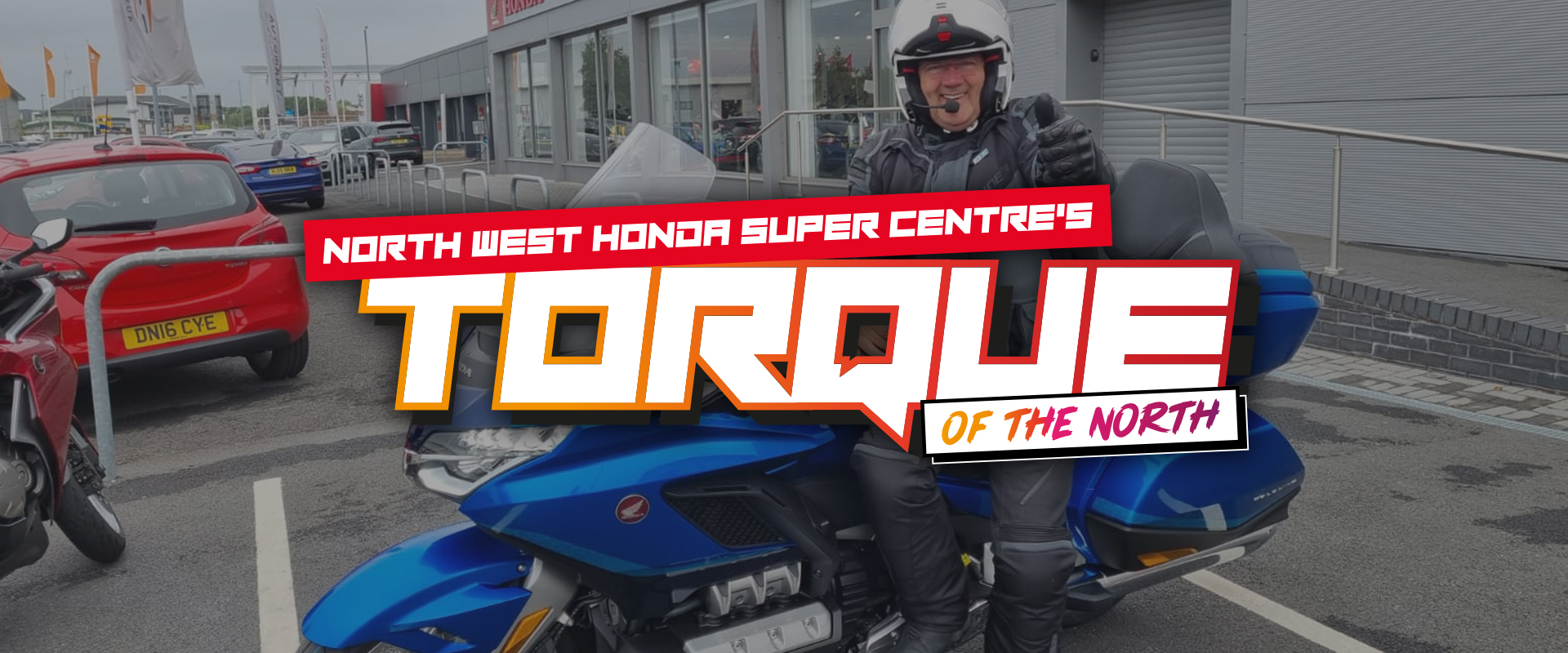 Mike spreads his Wings